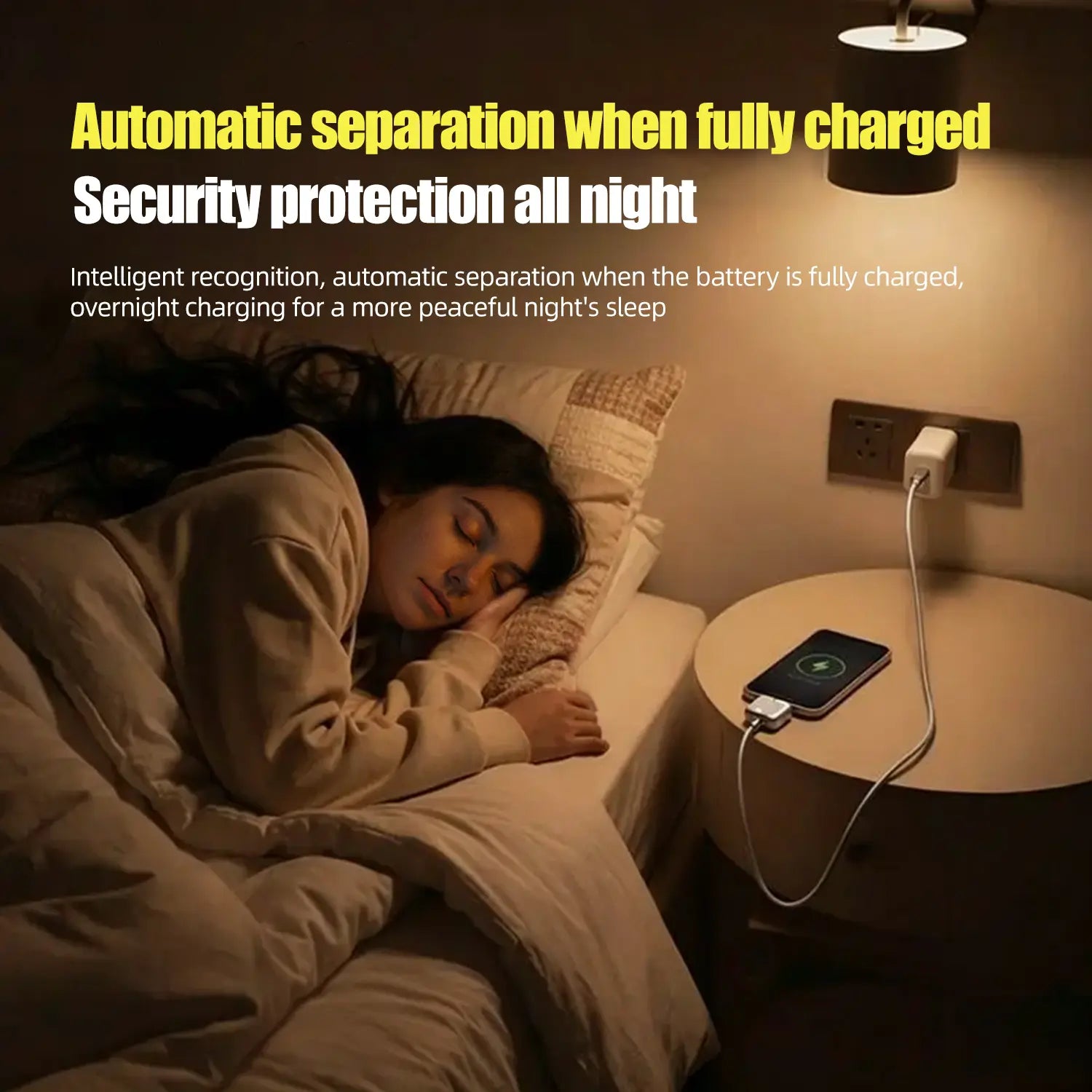 140W Physical Disconnect Battery Guard with Smart Auto Stop Charging Protection - Full Battery Auto Disconnect and Anti-Overcharge Safety for Overnight Charging - Universal Compatibility for Phones, Laptops, and Tablets - Ideal Gift for Men and Women