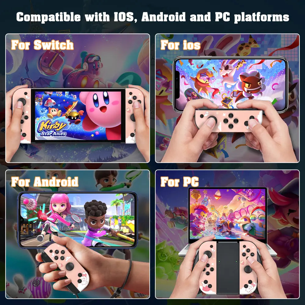 Game Controller (L/R) Switch Controller for Nintendo and Wireless Game Controller Console Joypad L/R Compatible with Switch/Lite/Oled Switch Case Tiktokshopspringglowup