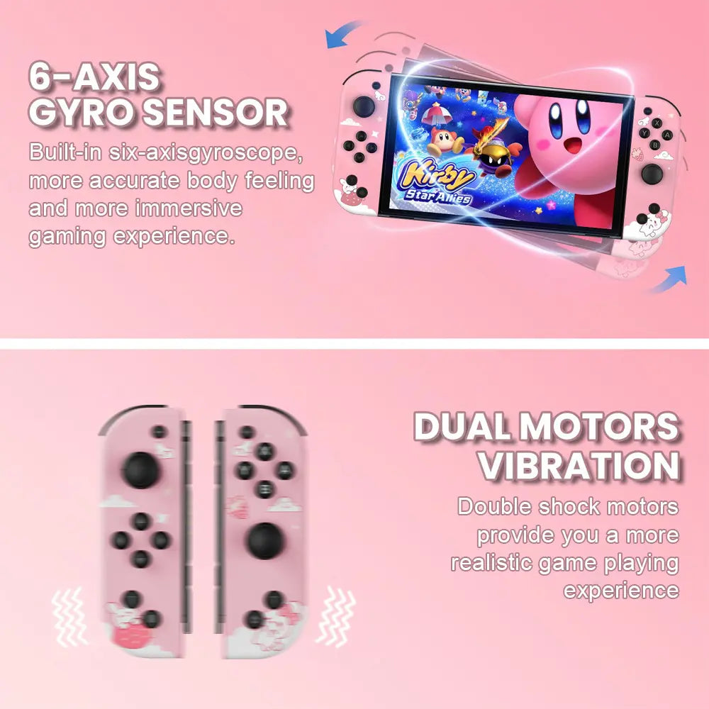 Game Controller (L/R) Switch Controller for Nintendo and Wireless Game Controller Console Joypad L/R Compatible with Switch/Lite/Oled Switch Case Tiktokshopspringglowup
