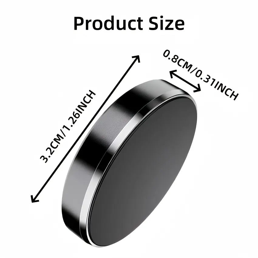 5-Pack Mini Magnetic Phone Holders Strong Magnetism Ultra Slim Portable 360° Rotatable Adjustable Foldable Frosted Scratch Resistant Universal Compatibility for All Android & Iphone Models