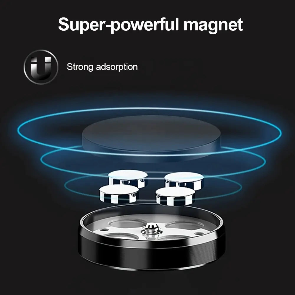 5-Pack Mini Magnetic Phone Holders Strong Magnetism Ultra Slim Portable 360° Rotatable Adjustable Foldable Frosted Scratch Resistant Universal Compatibility for All Android & Iphone Models