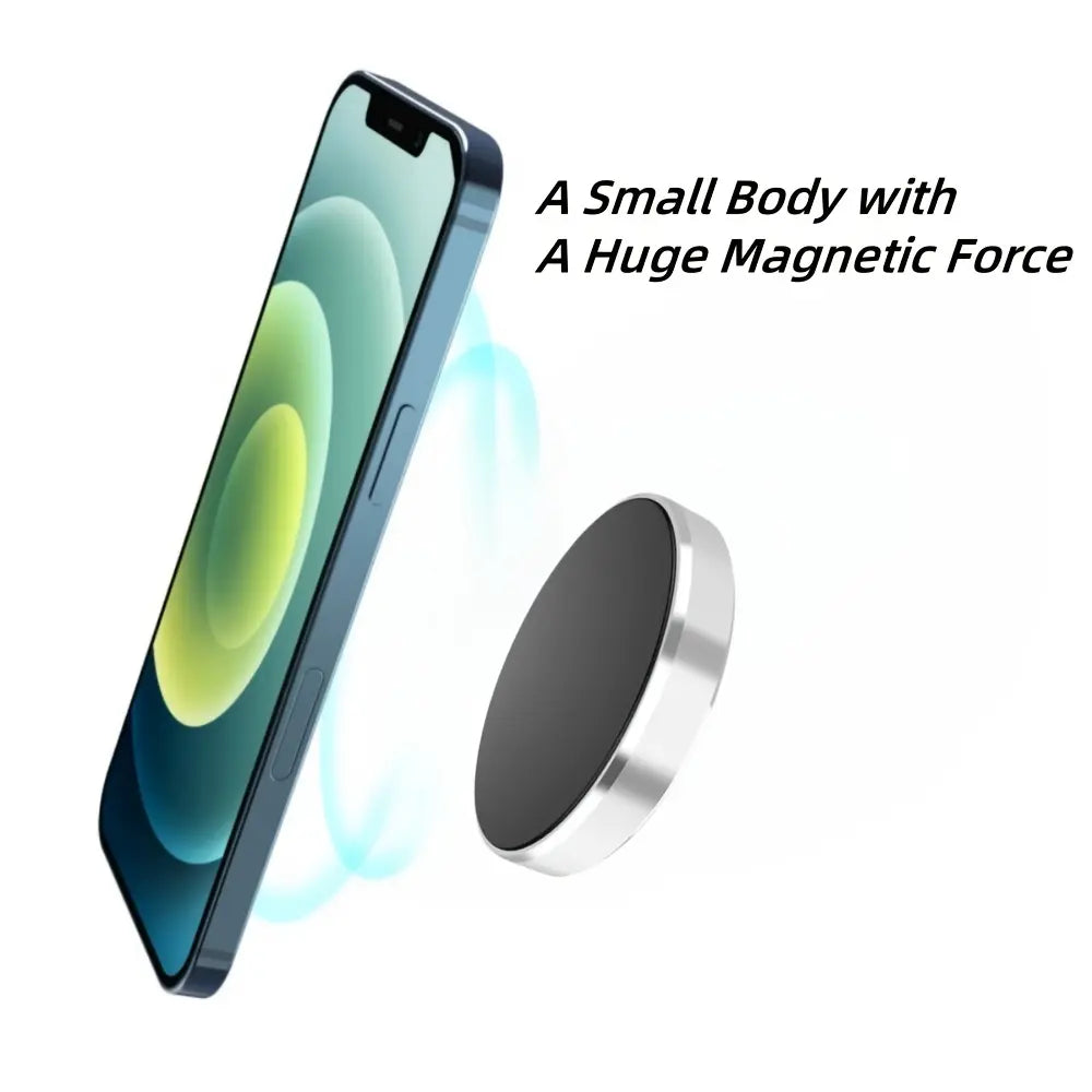5-Pack Mini Magnetic Phone Holders Strong Magnetism Ultra Slim Portable 360° Rotatable Adjustable Foldable Frosted Scratch Resistant Universal Compatibility for All Android & Iphone Models